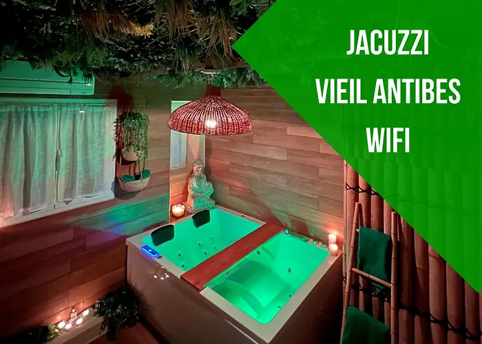 Le Balneo Jacuzzi Vieil Antibes Safranier